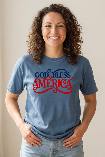 GOD BLESS AMERICA 2 T-SHIRT