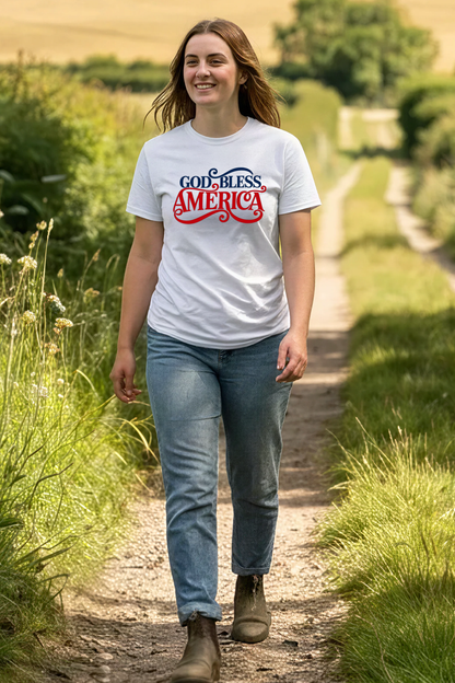 GOD BLESS AMERICA 2 T-SHIRT