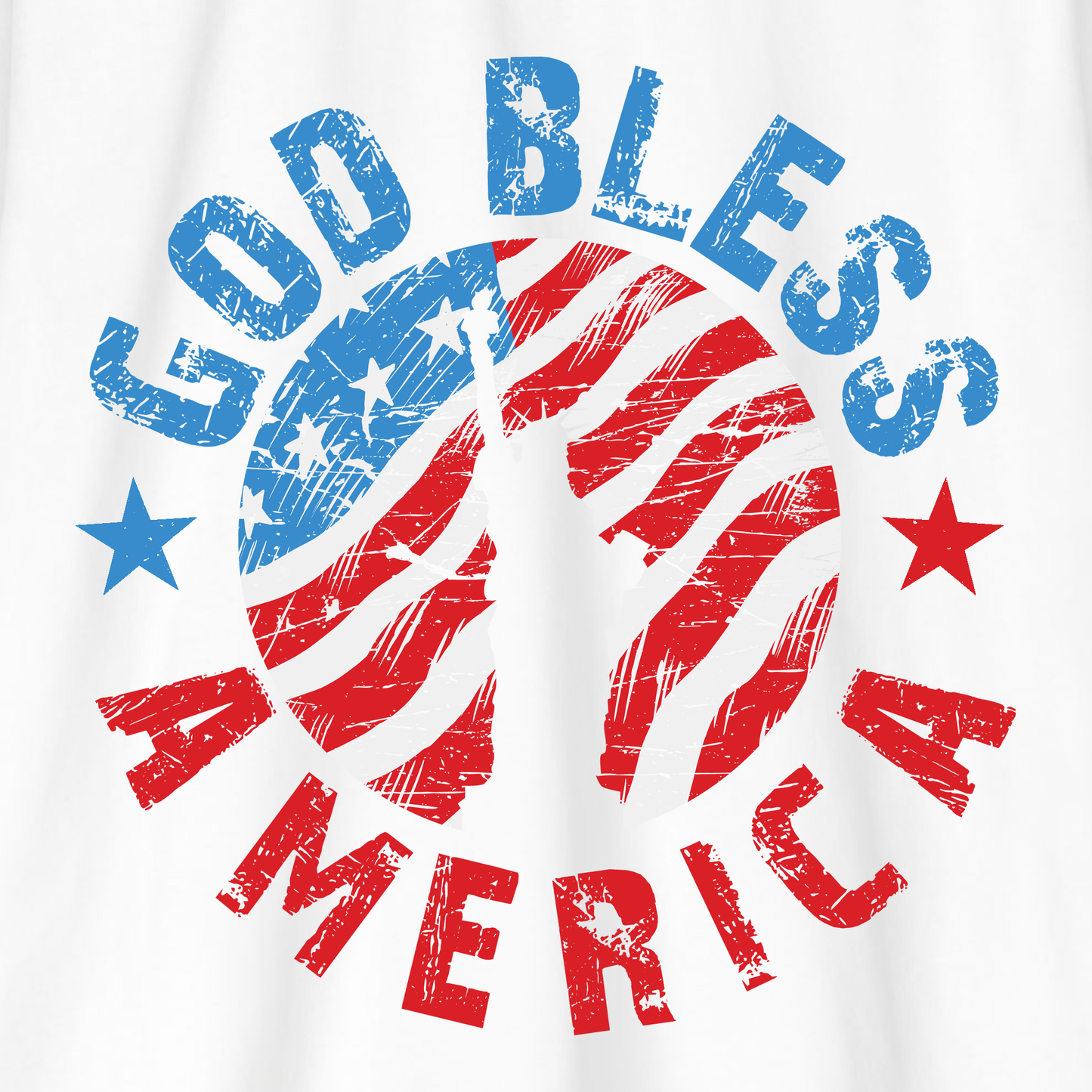 GOD BLESS AMERICA Crewneck Sweatshirt