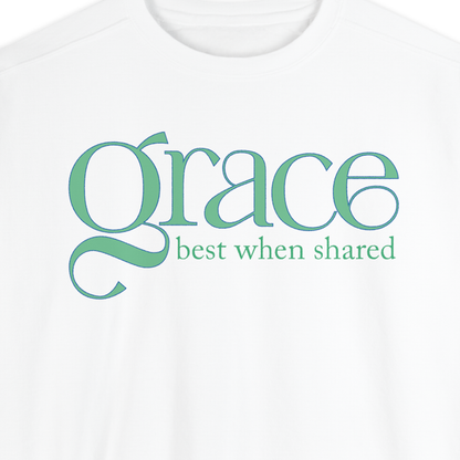 GRACE - Best When Shared | Unisex Oversized Boxy Tee