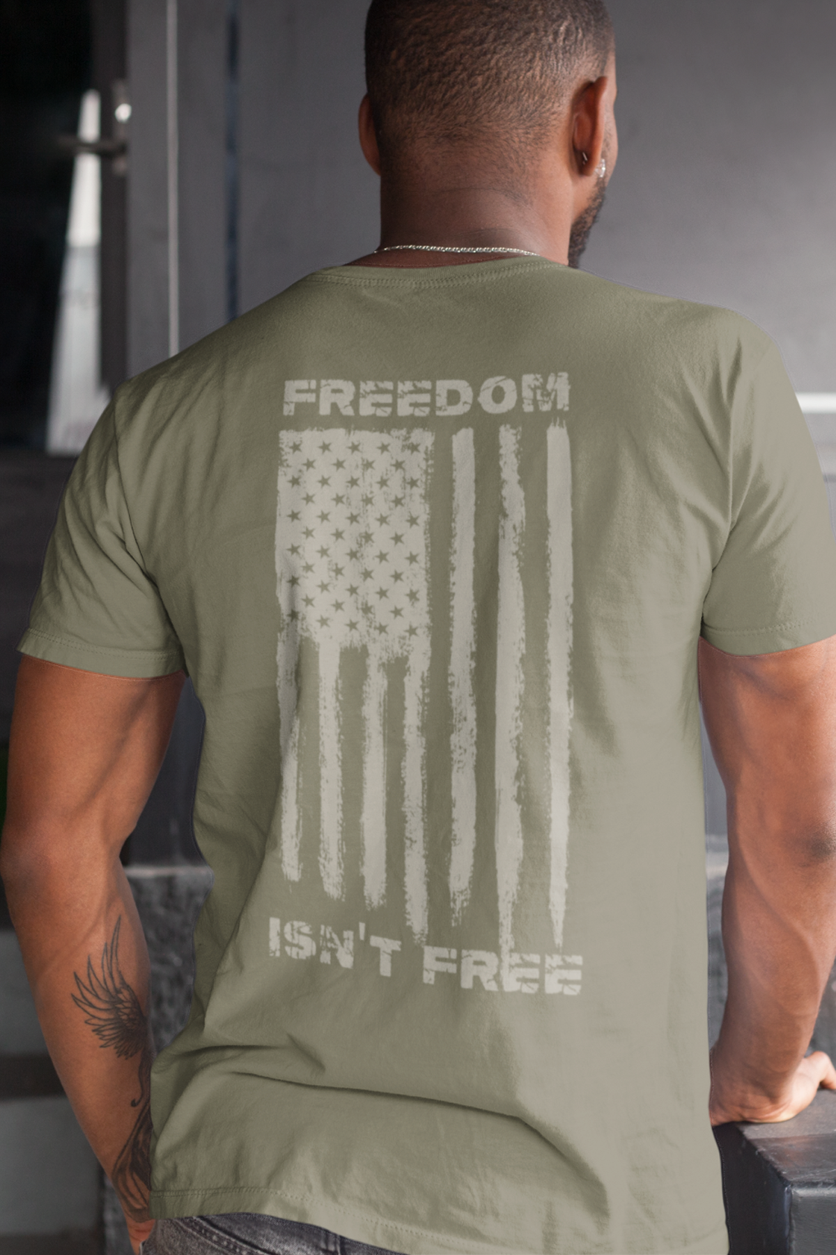 FREEDOM ISN'T FREE FLAG T-shirt