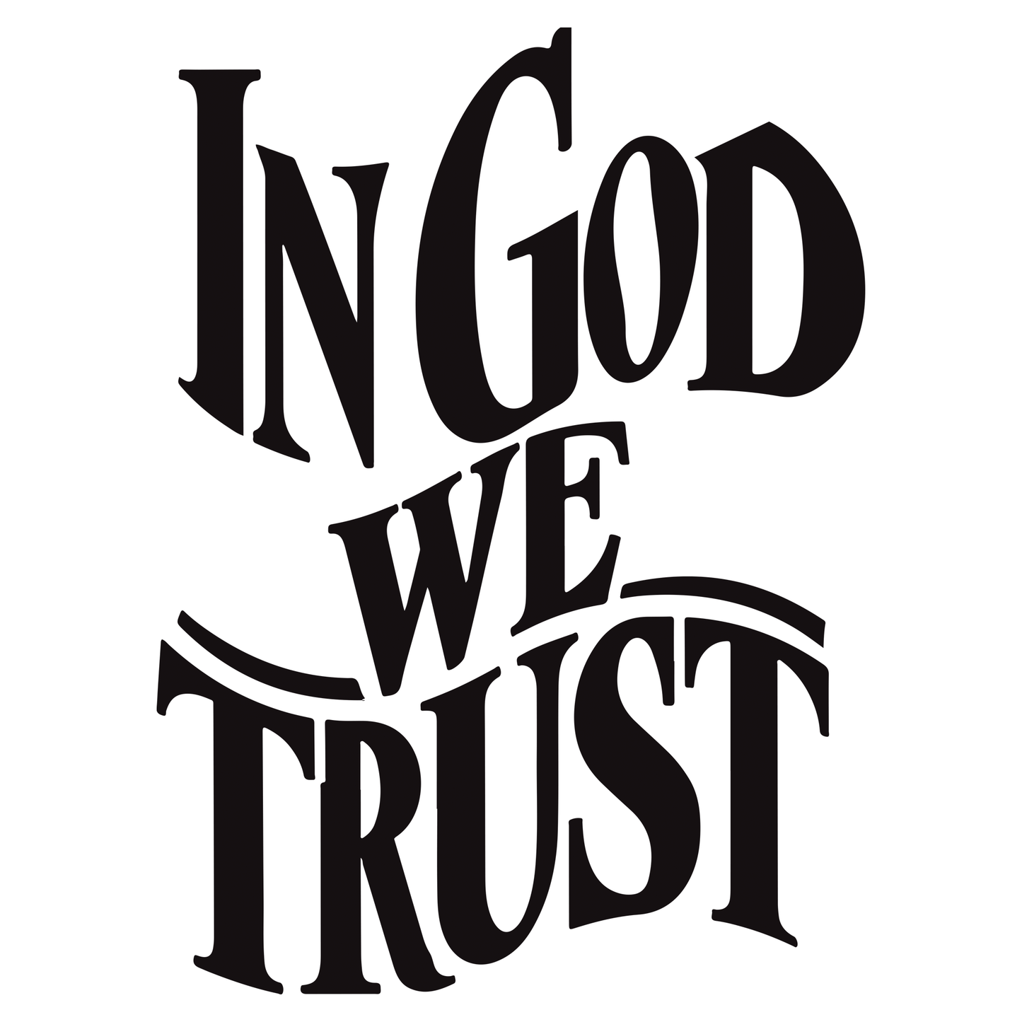 IN GOD WE TRUST Unisex CVC Jersey T-shirt