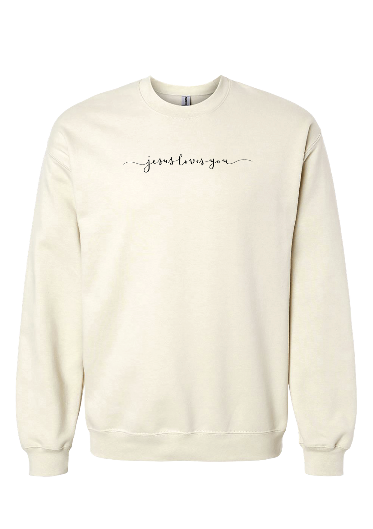 JESUS LOVES YOU CREWNECK SWEATSHIRT