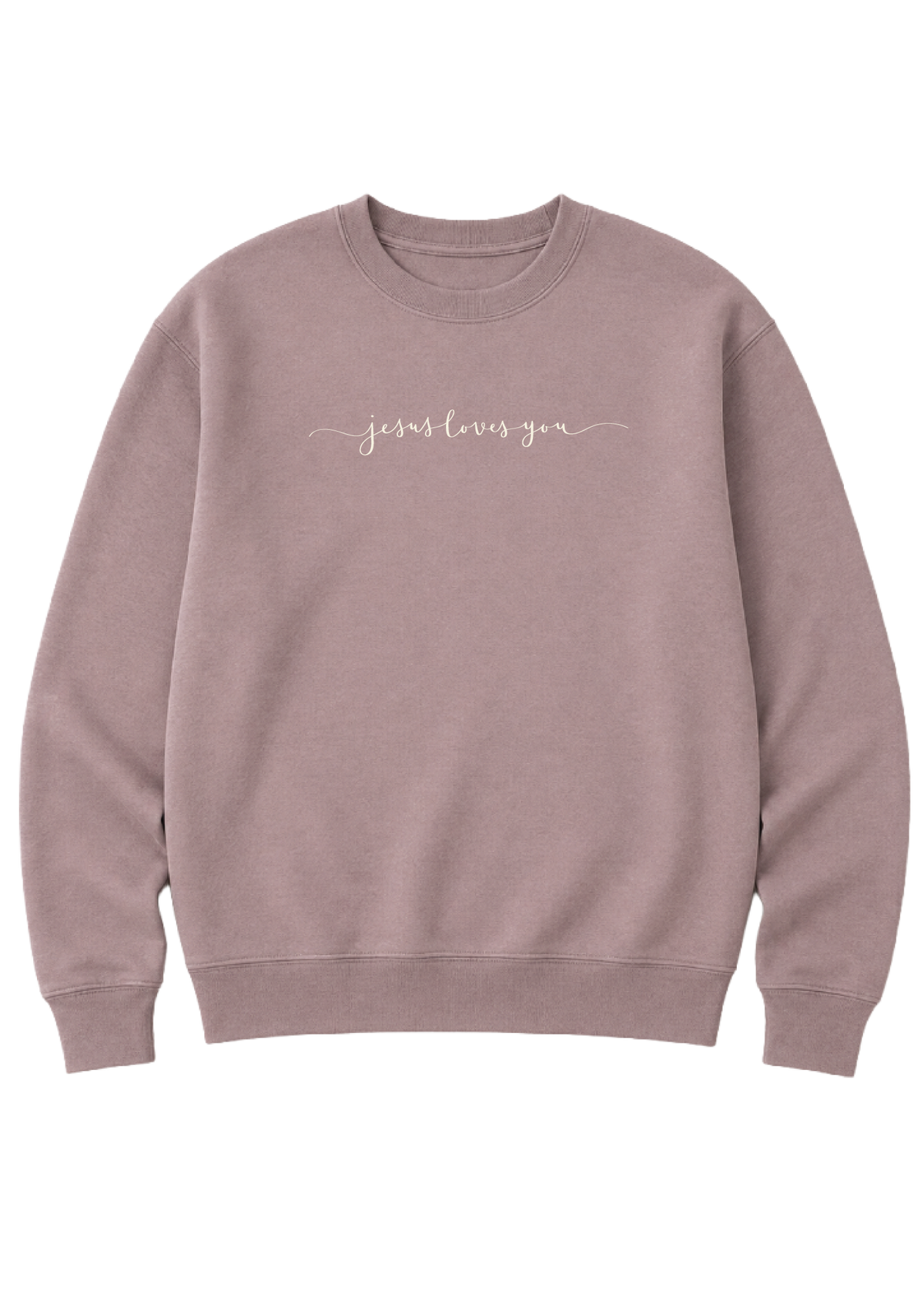 JESUS LOVES YOU CREWNECK SWEATSHIRT