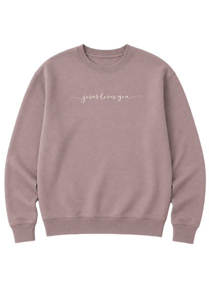 JESUS LOVES YOU CREWNECK SWEATSHIRT