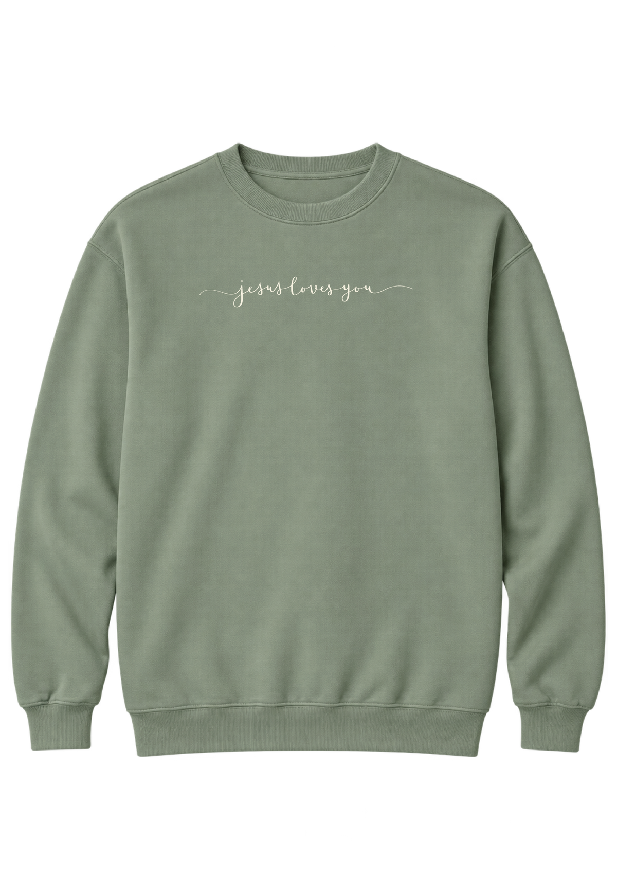 JESUS LOVES YOU CREWNECK SWEATSHIRT