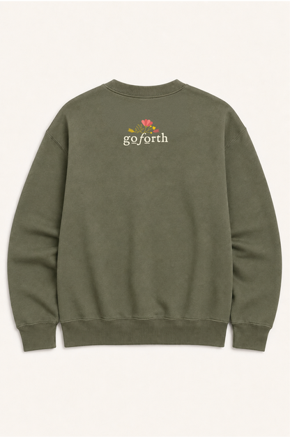 LOVED BY THE FATHER CREWNECK SWEATSHIRT