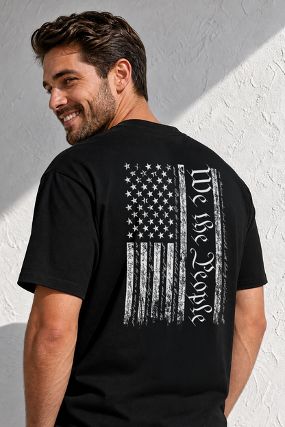 WE THE PEOPLE VINTAGE FLAG T-shirt