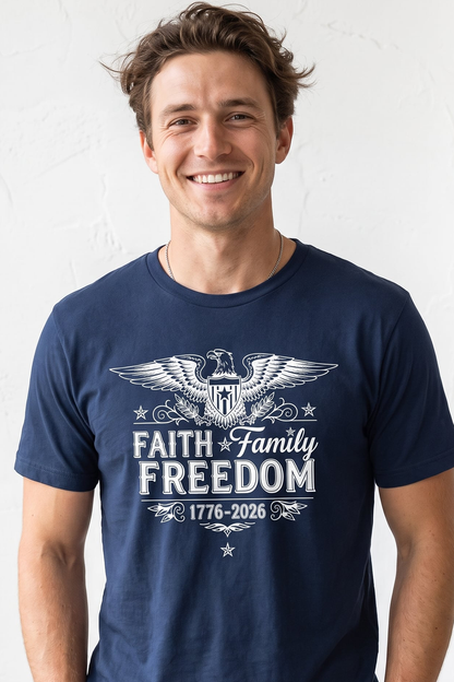 FAITH FAMILY FREEDOM T-shirt