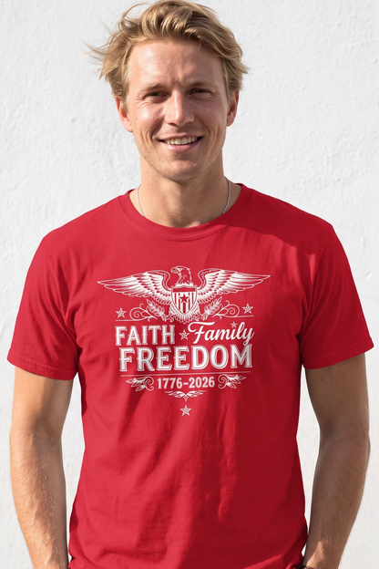 FAITH FAMILY FREEDOM T-shirt