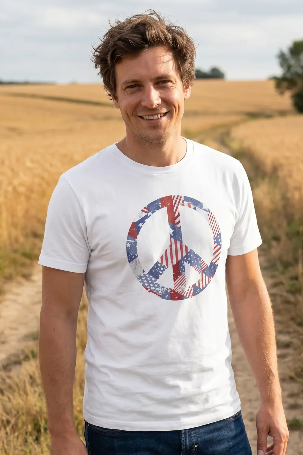 PATRIOTIC PEACE T-shirt