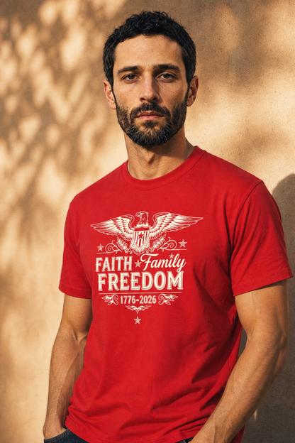 FAITH FAMILY FREEDOM T-shirt