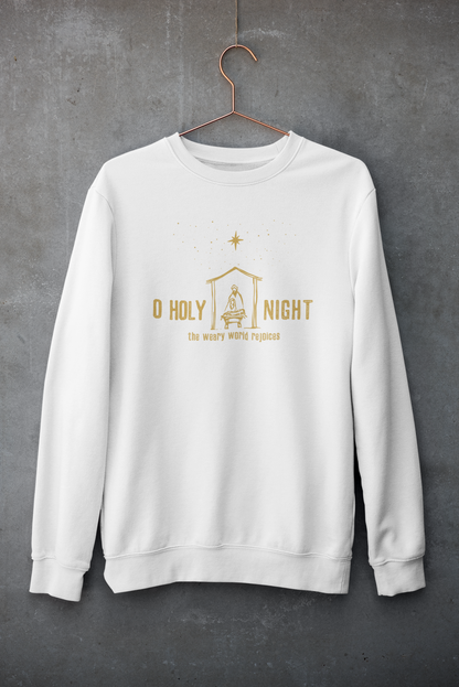 O HOLY NIGHT Crew Neck Sweatshirt