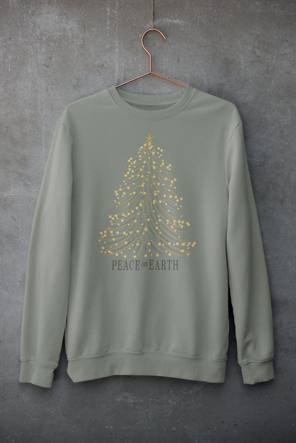 PEACE ON EARTH Crew Neck Sweatshirt