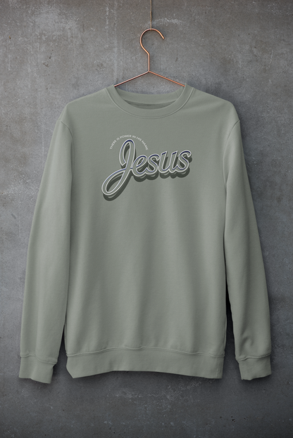 JESUS - THERE IS POWER IN HIS HAME Unisex Crew Neck Sweatshirt