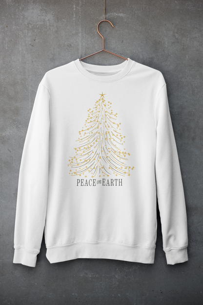 PEACE ON EARTH Crew Neck Sweatshirt