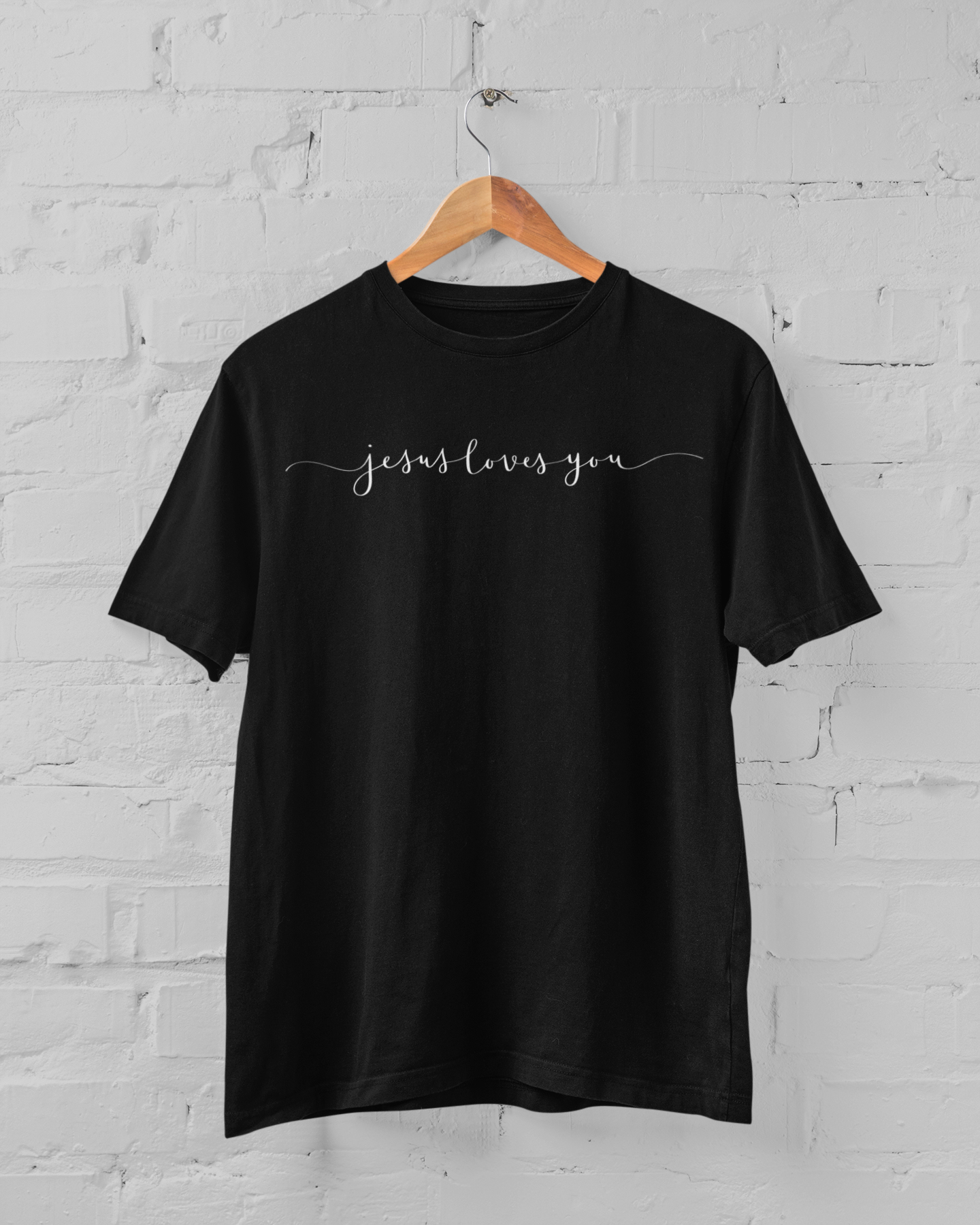 JESUS LOVE YOU - SCRIPT T-shirt