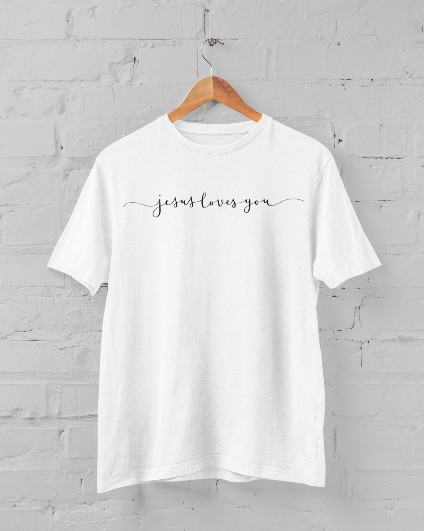JESUS LOVE YOU - SCRIPT T-shirt