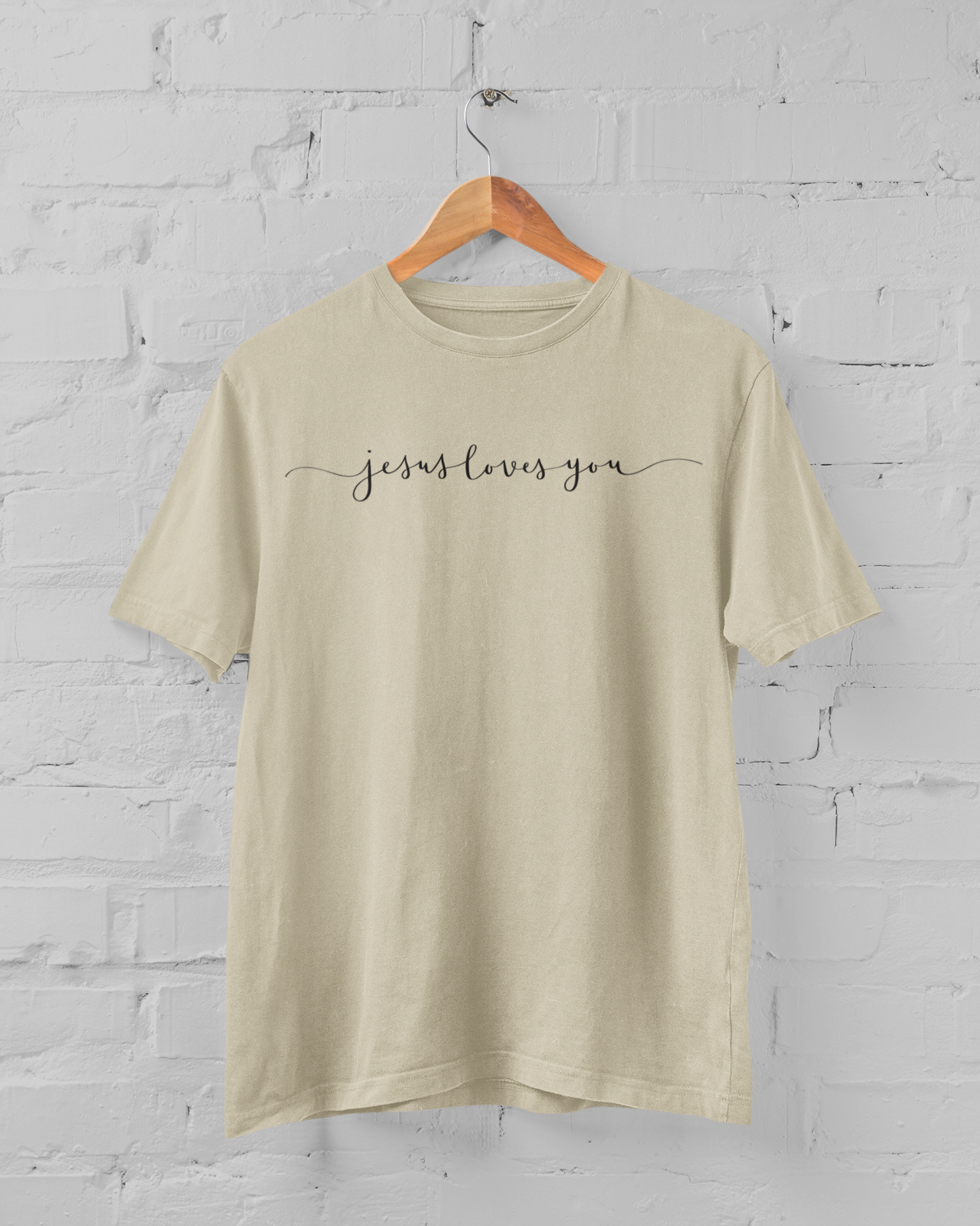 JESUS LOVE YOU - SCRIPT T-shirt