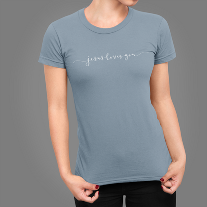 JESUS LOVE YOU - SCRIPT T-shirt