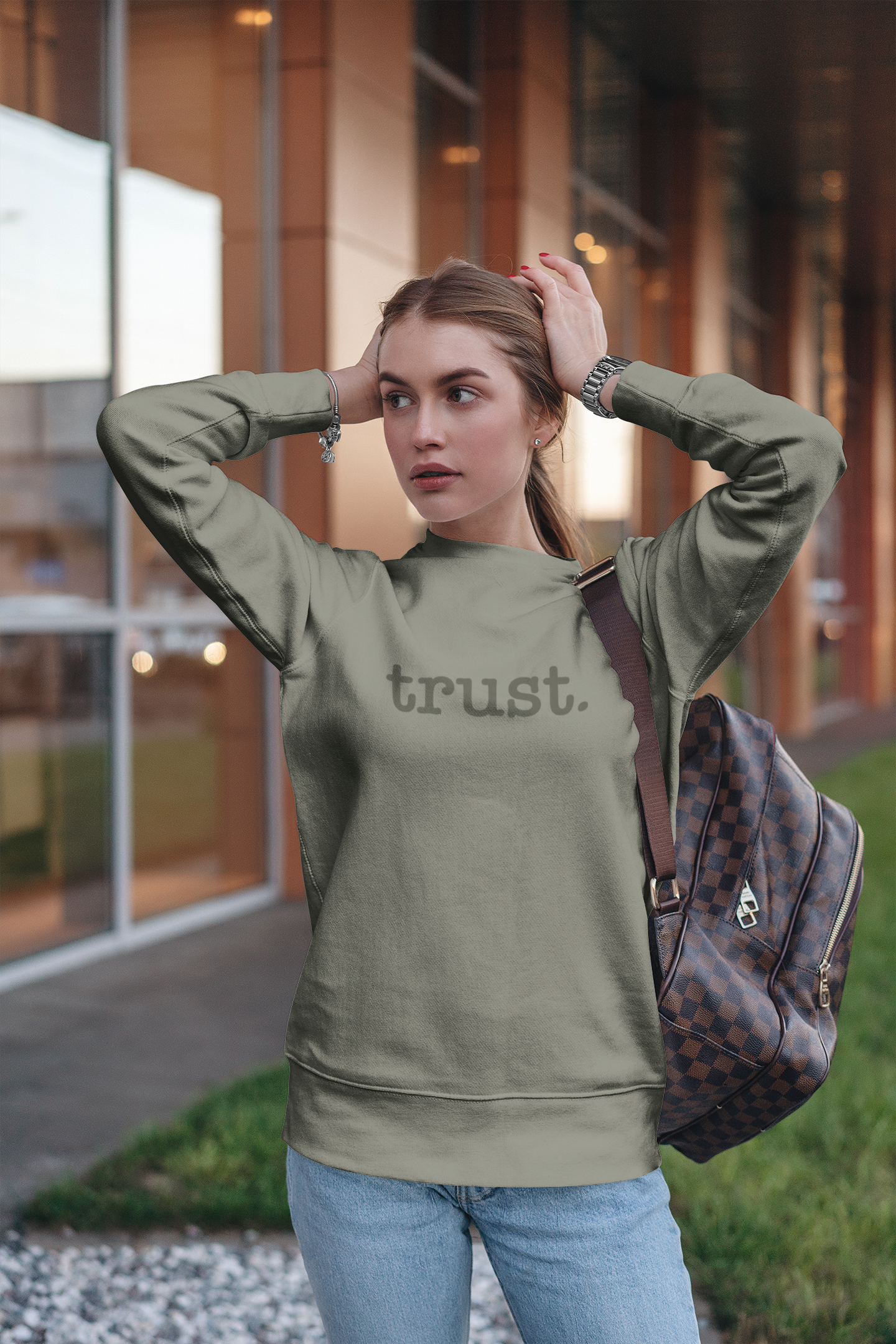 TRUST Crew Neck Sweatshirt