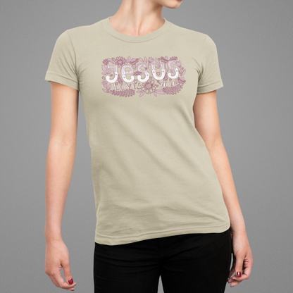 JESUS LOVES YOU - FLORAL T-shirt