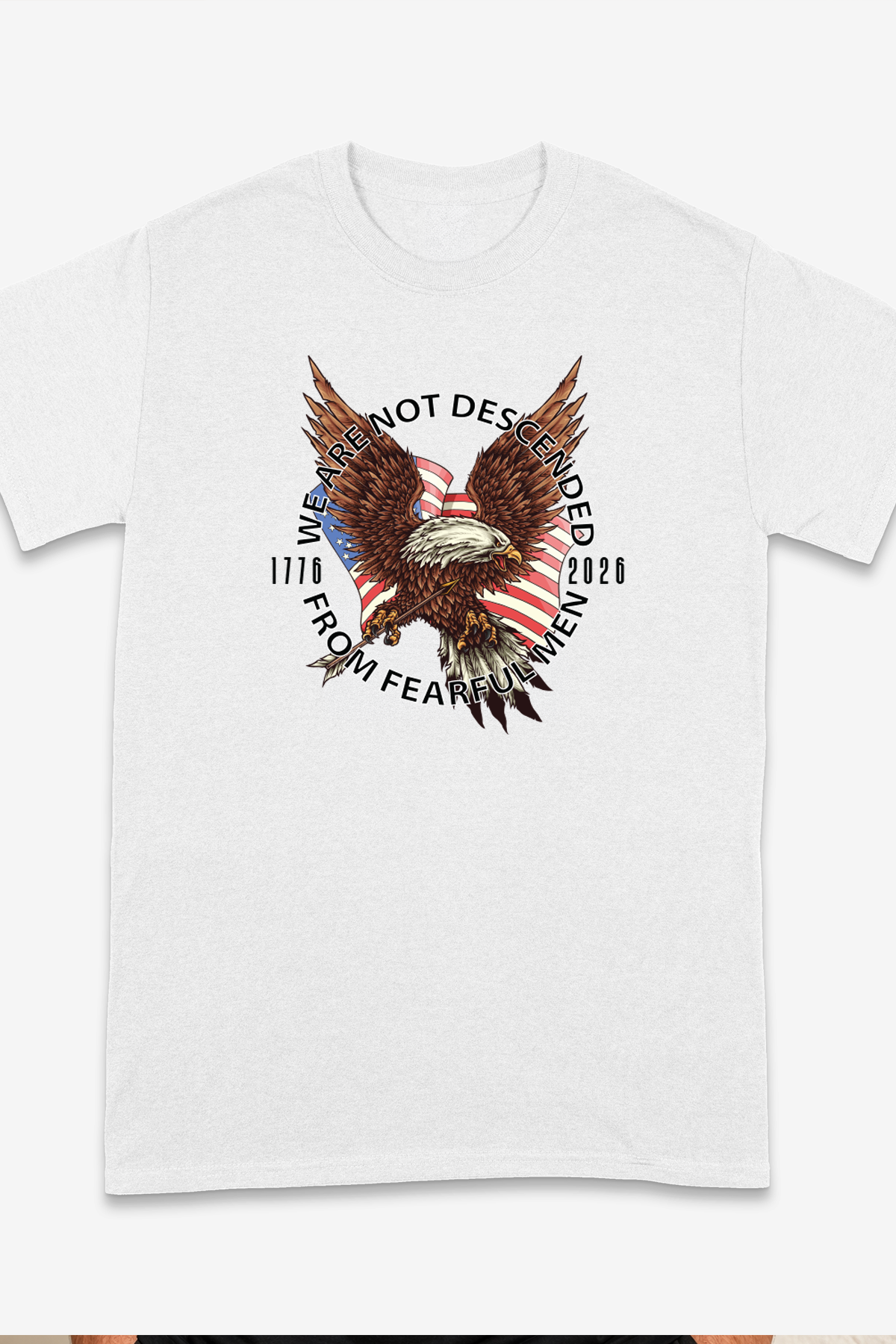WE ARE NOT DESCENDED FROM FEARFUL MEN T-shirt