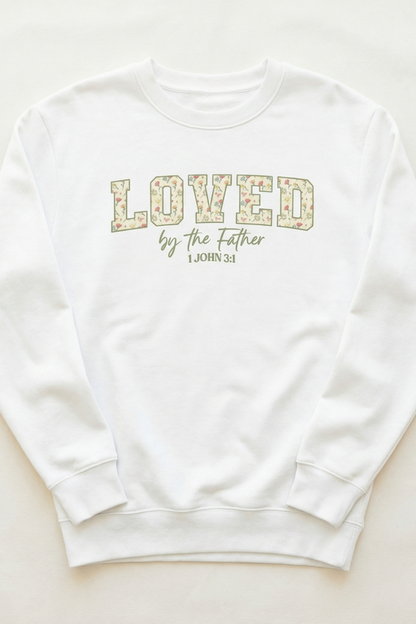 LOVED BY THE FATHER Crew Neck Sweatshirt
