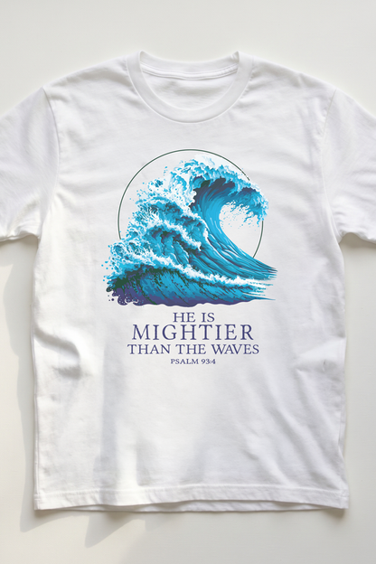 HE IS MIGHTIER THAN THE WAVES Unisex T-shirt