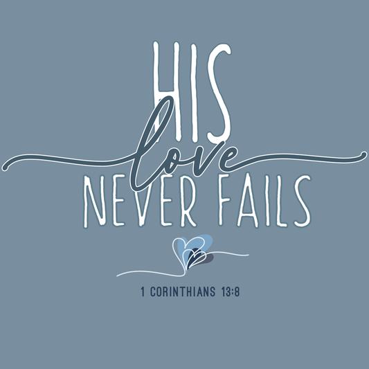 HIS LOVE NEVER FAILS HOODIE